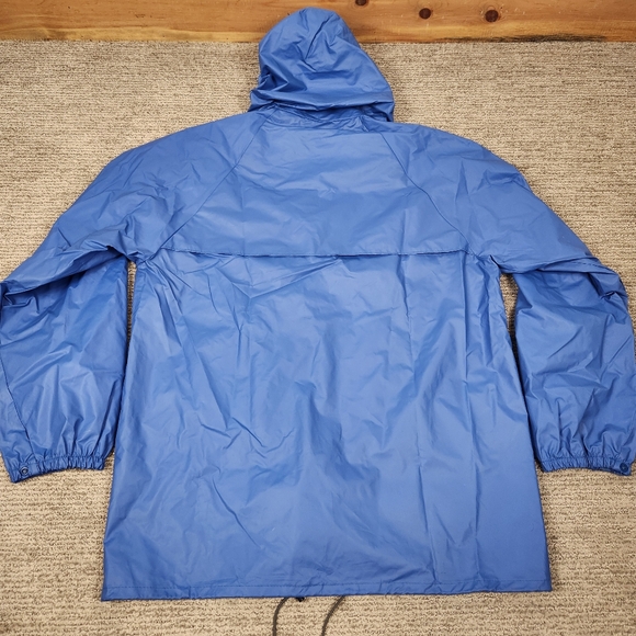 L.L. Bean Freeport, Maine Rain Suit Mens Large Blue Coat Pant Waterproof Set - Picture 7 of 14